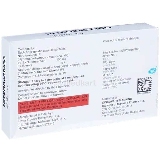 nitrobact 100 capsule 10's